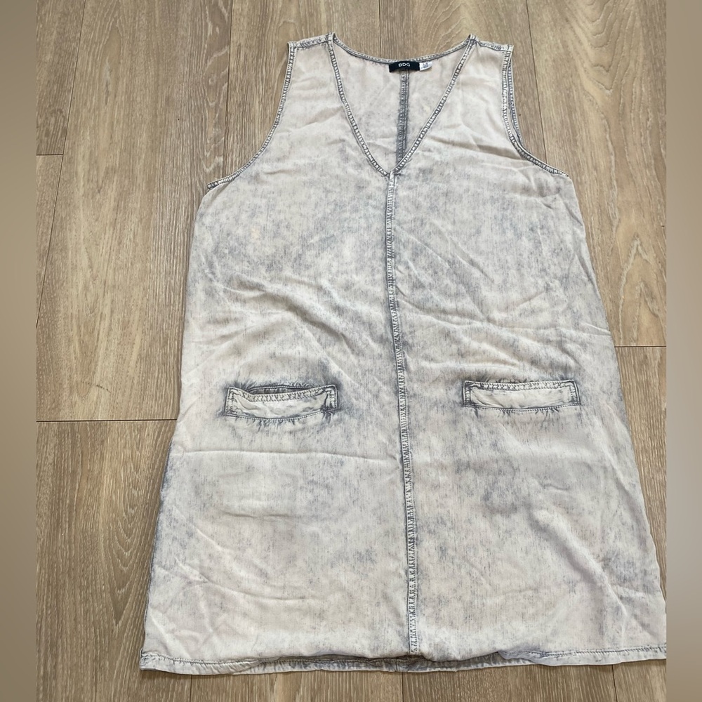 BDG Urban Outfitters Light Gray Acid Wash Tunic